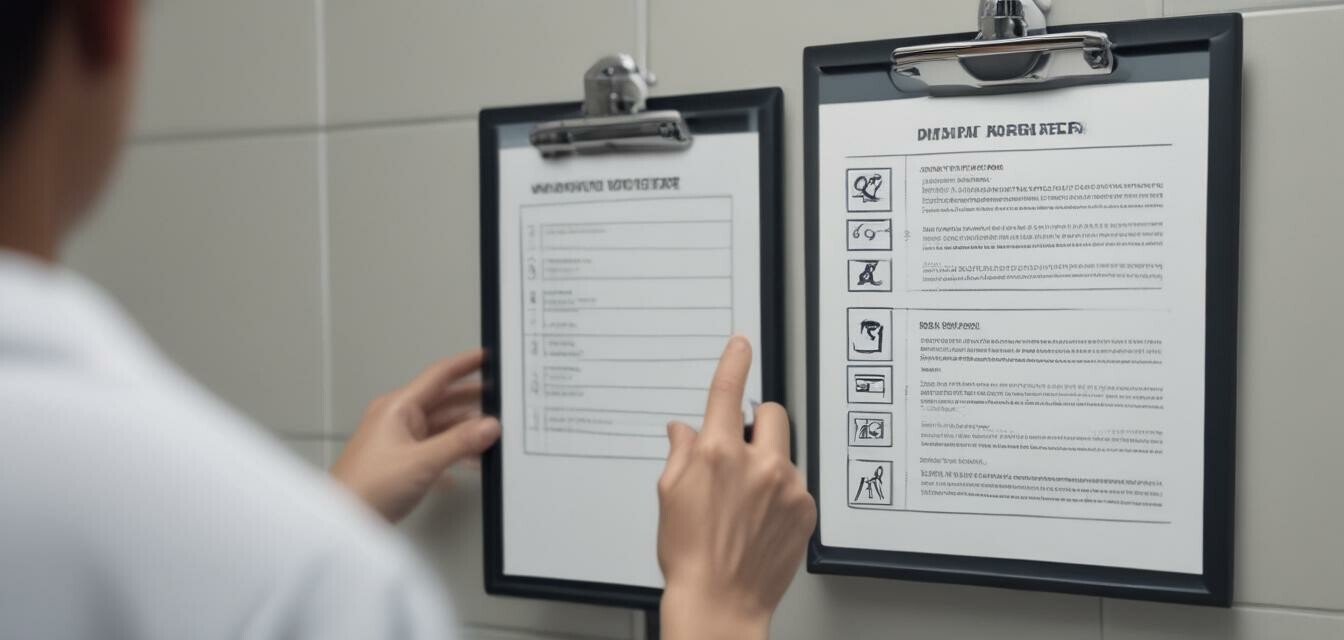 Hand dryer maintenance checklist